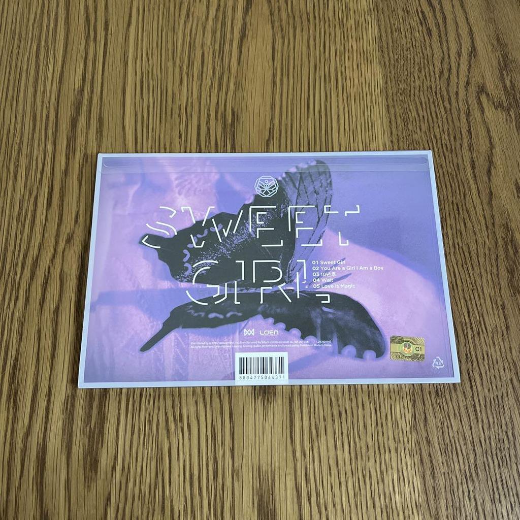 [USED] B1A4 SWEET GIRL Signed BARO