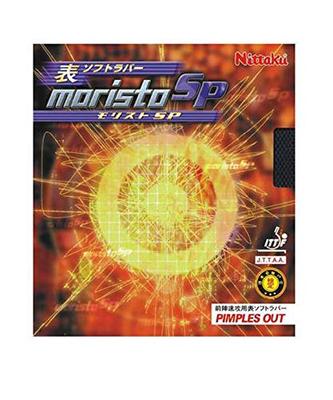 Накладка для настольного тенниса Nittaku Morist SP, Top Soft, Натяжная, Черная, Толстая, NR-8670 (Вращение)