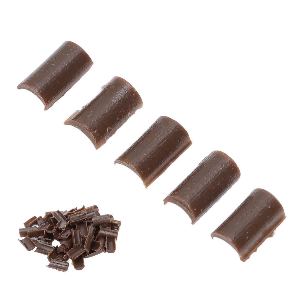 2 пакета Гранулы для наращивания волос U-tip Домашний салон Смола Парик Наращивание Термическое склеивание Гранула Бусина Коричневый