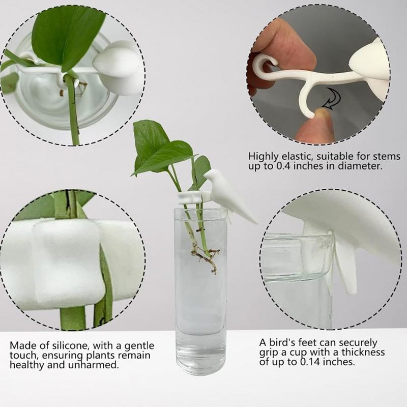 Держатель для поддержки растений, Декоративные опоры для выращивания растений, Поддержка для ростков, стеблей, побегов и черенков