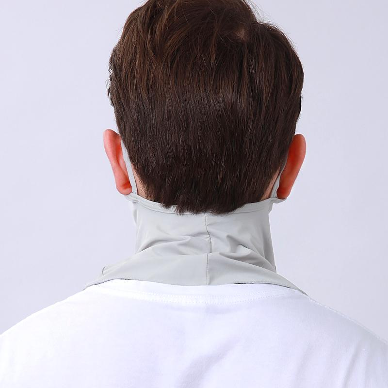 1 шт. шейный платок практичная спортивная маска для лица современная вентиляция модная ледяная шелковая маска для ушей солнцезащитный крем