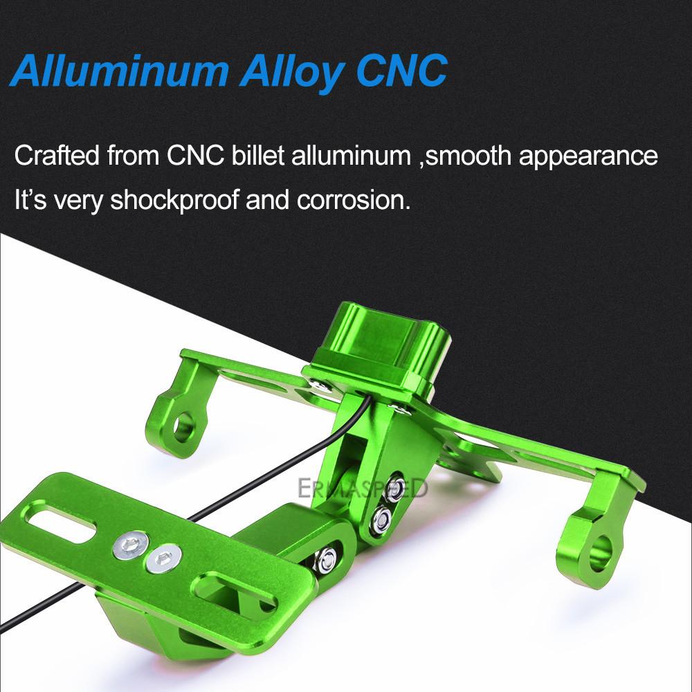 Держатель рамок номерного знака мотоцикла и светодиодный указатель поворота мотоцикла для мотокросса, уличного велосипеда, мотоцикла