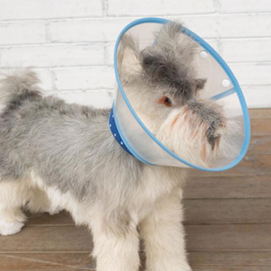 Cat Cone Collar Adjustable Recovery Pet Cone E-Collar Wound Healing Anti-licking Protective Collar Neck Cover for Cats Kittens Rabbits