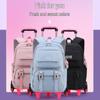 ZIRANYU Wheeled School Backpack