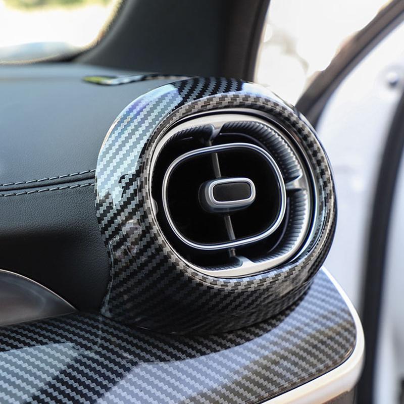 ABS передняя сторона задний ряд кондиционер вентиляционное отверстие крышка рамка накладка для Mercedes-Benz C-Class W206 C180 C200 C300