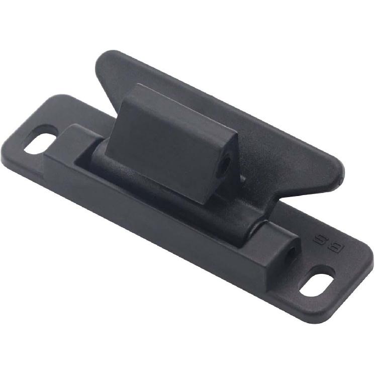 Universal Nylon Metal Cupboard Door Catch Drawer Latch for RV Boat Cupboard Doors, Black
