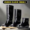 Износостойкие водонепроницаемые резиновые сапоги, кислотно-щелочестойкие высокие резиновые сапоги, утолщенные и нескользящие мужские