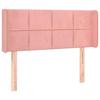 VidaXL LED Headboard Bedroom Furniture Single Bed Accessory Headboard Bed Frame Interior Pink 3123277