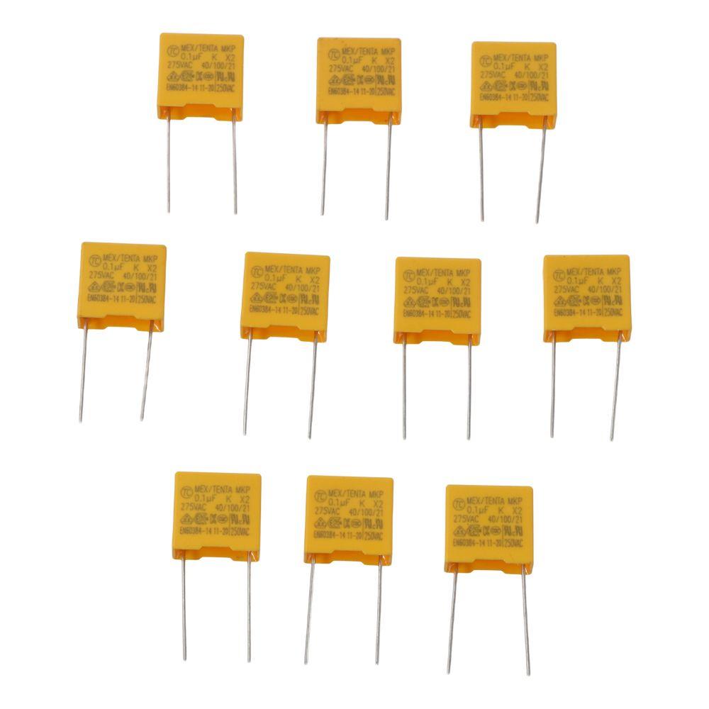 Конденсаторы 0.1 мкФ 275 В переменного тока Широкое применение