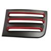 2PCS Rear Side Window Louver Vent Cover Trim For Dodge Charger 2011-2020 2021