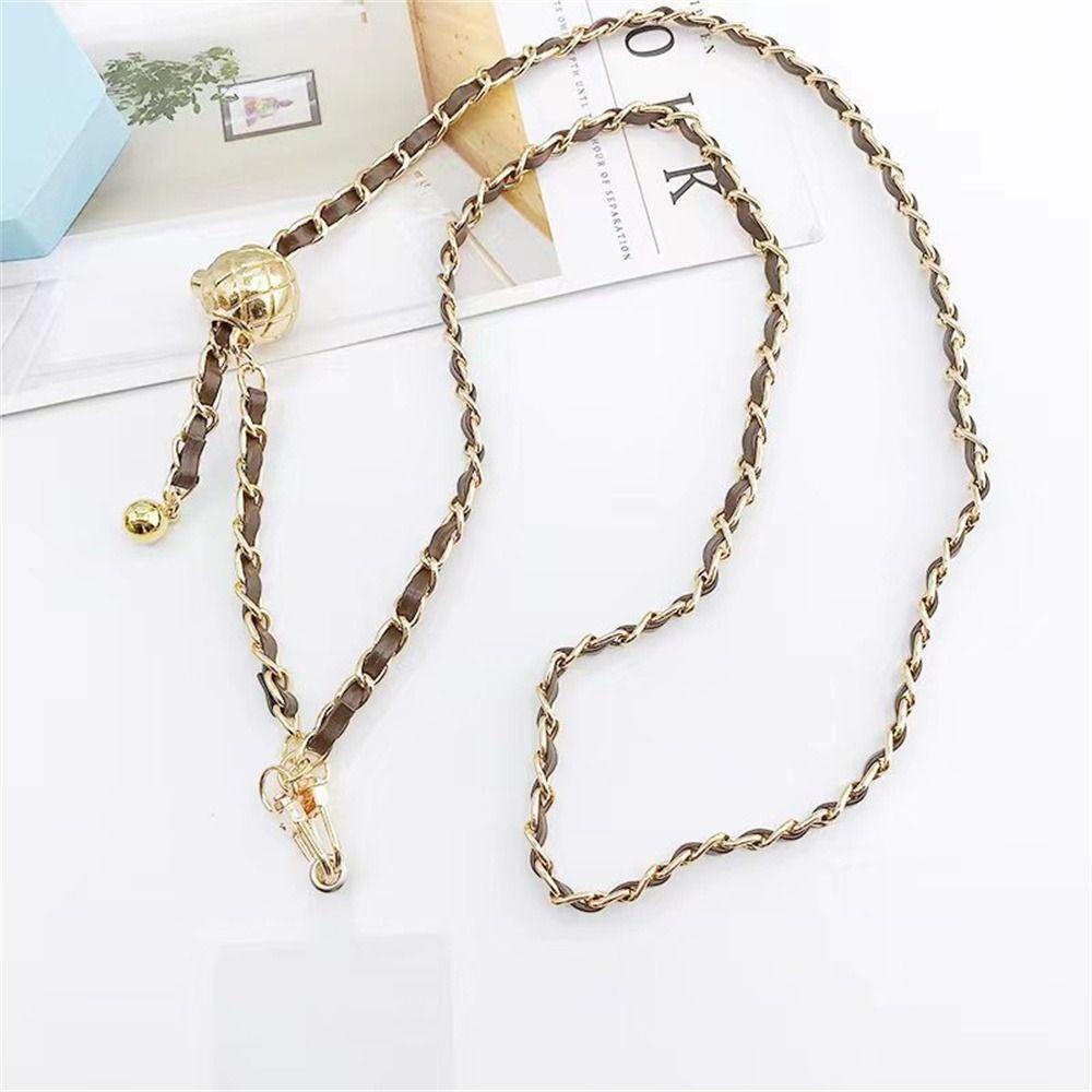 Регулируемый чехол для телефона, подвесные шейные ремни для телефона из искусственной кожи, цепочка для телефона через плечо, аксессуары для телефонов