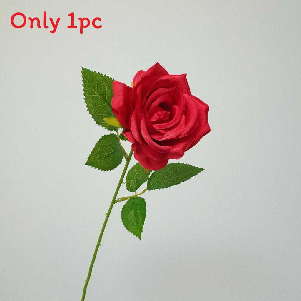 Artificial Silk Rose Flower For Wedding Party Home Decor Wall Display Arrangement
