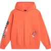 Li Ning Extreme Sports Series Printed Hooded Comfortable Loose Sweatshirt Men Sweatshirt Pink Orange AWDU139-1