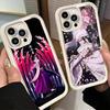 Чехол для телефона iPhone 17 Air 16E 15 16 Pro Max Bleach Кучики Бьякуя Чехол 14 Plus 13 12 Mini Мягкий Силиконовый Fundas