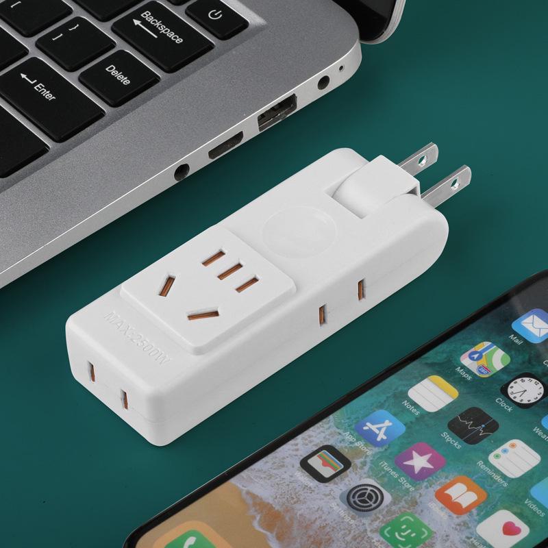 Rotatable Copper Socket Converter with Wall-Flush Design