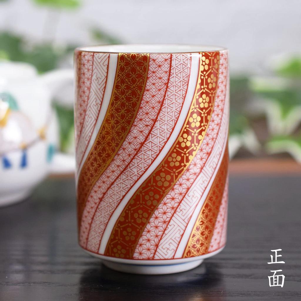 Waza no Kura: Stylish Kutani ware teacup, gold brocade finish, ceramic, Japanese tableware, teacup, tea bowl, made in Japan