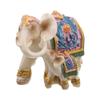 Resins Craft Decors Vintage Mother And Baby Elephant Figurine Living Room Office Shelf Display Home Decoration Gift
