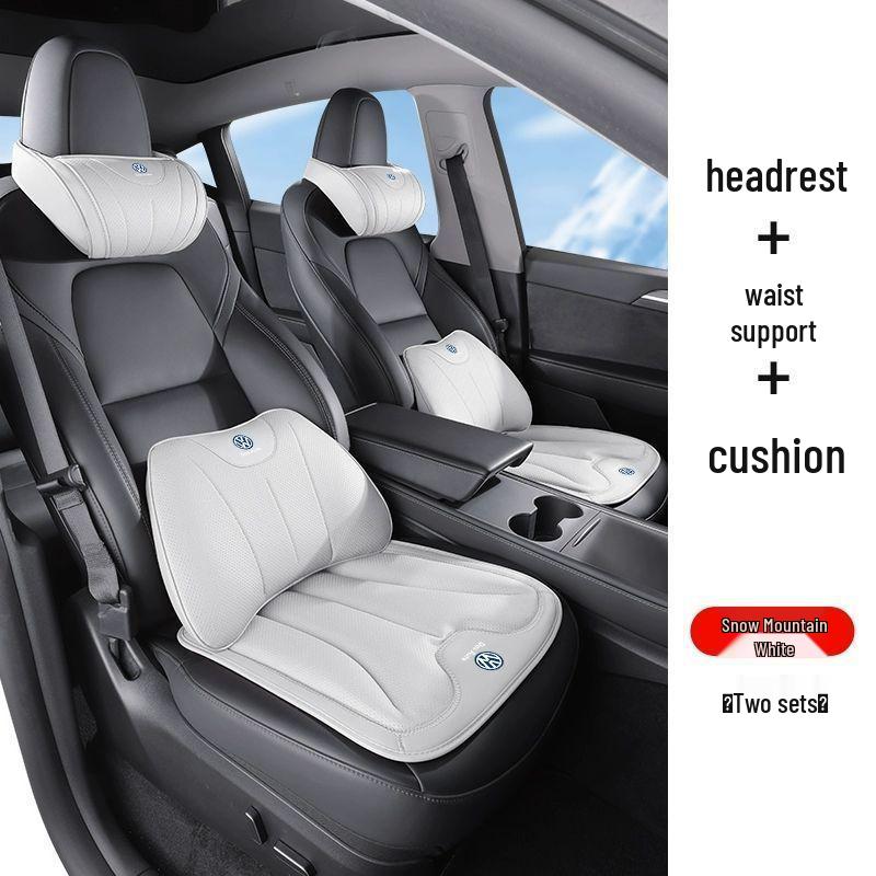 Volkswagen Lumbar Support & Headrest: Compatible with Passat, Magotan, Sagitar, Bora, Lavida, Tharu, ID3/4/6.