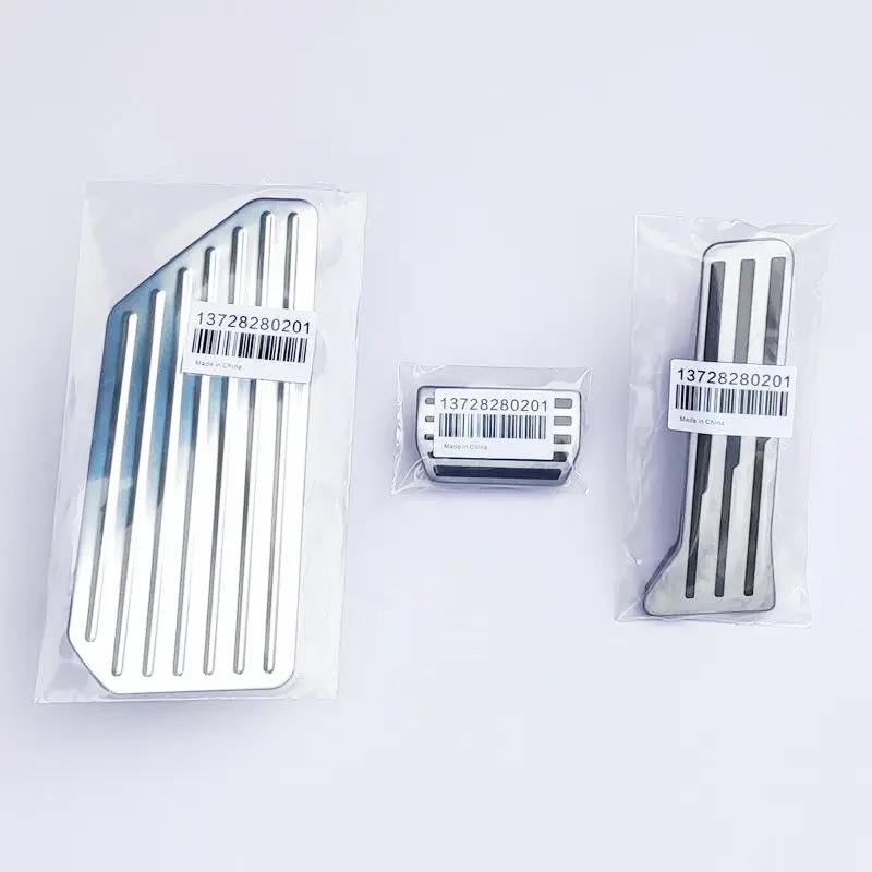 Для Zeekr 001 21-26 007 24-26 009 22-26 7X 25-26 Нержавеющая сталь Педаль газа Тормозная педаль Педаль для ноги Автомобильные аксессуары для модификации интерьера