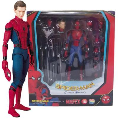 Фигурка Marvel Человек-паук: Возвращение домой - ПВХ модель Человека-паука, 5,9 дюйма, Коллекционный товар в коробке для детей и фанатов