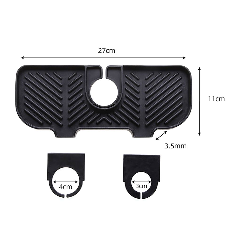 Bathroom Supplies Silicone Countertop Protector Sink Splash Guard Drip Catcher Mat Faucet Absorbent Mat Faucet Absorbent Pad
