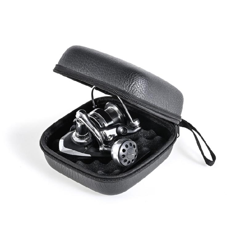 Защитный чехол для рыболовной катушки Ударопрочная сумка из ПУ кожи для рыбалки Чехол для вращающейся катушки Рыболовные аксессуары Прочный