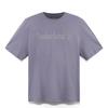 Outdoor Casual Breathable Round Neck Drop Shoulder Short Sleeve T-Shirt Men T-Shirts Lavender Light-Purple A6AH3EOM