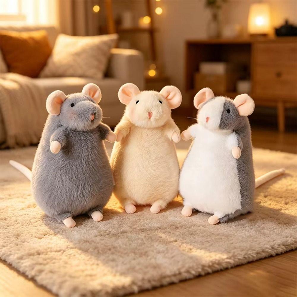 Bag Charn Rat Plush Toys Stuffed Animal Mouse Pendant Birthday Gift Stuffed Mouse Doll Kids Toy