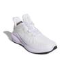 Adidas Alphabounce 3 Comfortable Simple Fabric Non-Slip Durable Low-Top Marathon Running Shoes Women Sneaker Crystal-White Silver EG1389