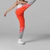 Adidas Stella McCartney Retro Sport Color Block Pattern Printed Athletic Training Pants Women Pants Orange Red HD9141