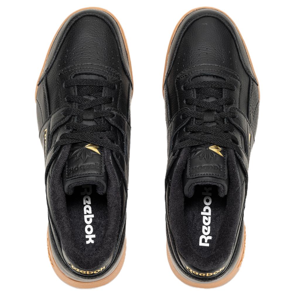 Men's Sneakers Reebok Workout Plus 'Black Gold Gum'