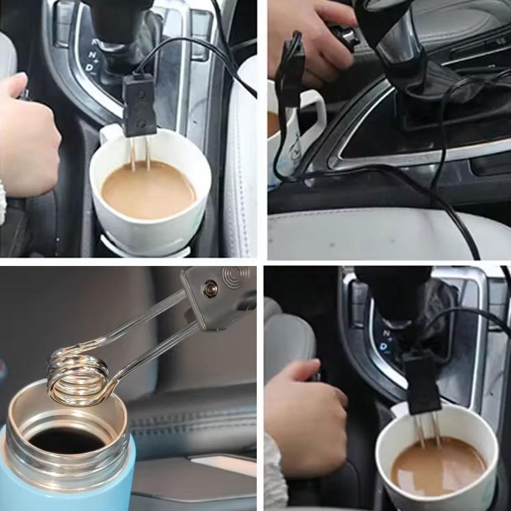 Электрический водонагреватель погружной мгновенный нагревательный стержень 12В/24В портативный автомобильный водонагреватель нагреватель зажим для рыбы