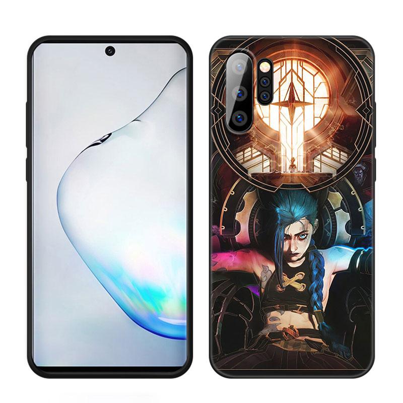 Arcane Jinx Anime Case For Samsung M30 M31 S Note 10 Lite 20 M04 M13 M32 M14 M23 M33 M34 M42 M52 M53 M54 5G M11 M12 M21 M22 M51