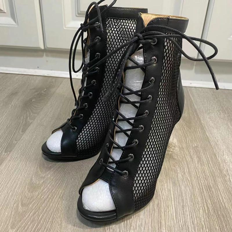 2024 Women's Sandals Fashion Sexy Slim High Heels Elegant Women's Boots and Ankle Boots Summer Ballroom Dance Short Boots Women