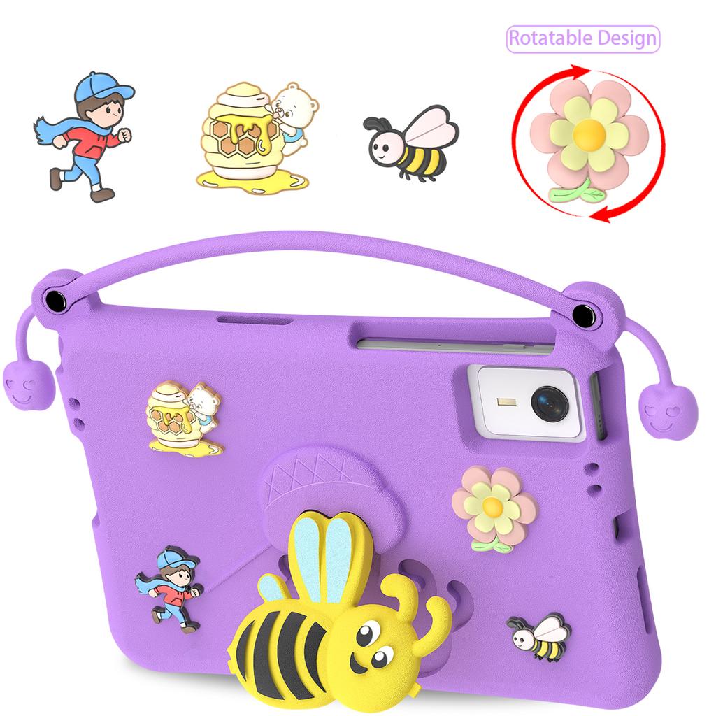Shockproof Tablet Case with Stand and Handle, Washable EVA Foam Kids-Friendly Protective Cover Fits for , , , 11-inch