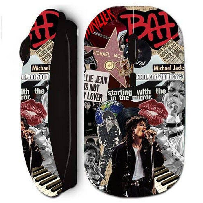 Souris sans fil - Michael Jackson - Sing - Noir - Ergonomique - Optique
