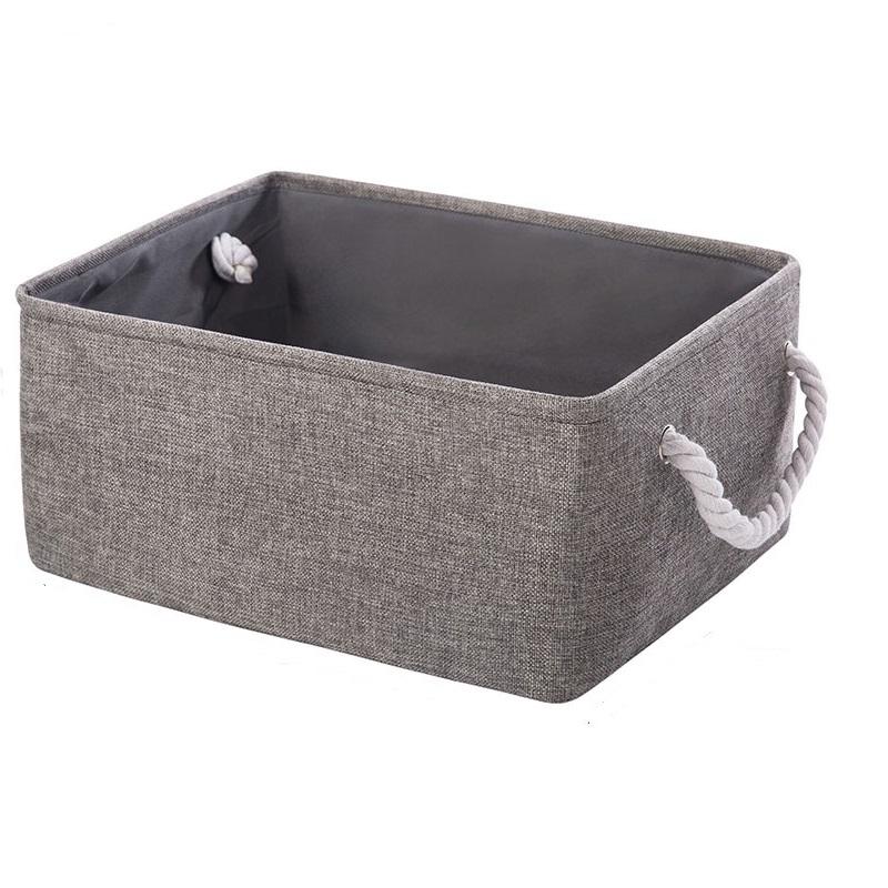 Cube Folding Storage Basket Foldable Linen Pet Toys Storage Box Organize Office Bedroom Closet Toys Laundry Basket