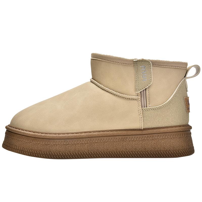 New Product Hot Sale Winter New Velvet Thickened Snow Boots Women's Thick-soled Warm Short Boots 3413