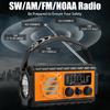 Радио с ручным заводом, аварийное радио 20000 мАч, солнечное радио SW/AM/FM, радио для выживания с фонариком, лампой для чтения, SOS-сигналом
