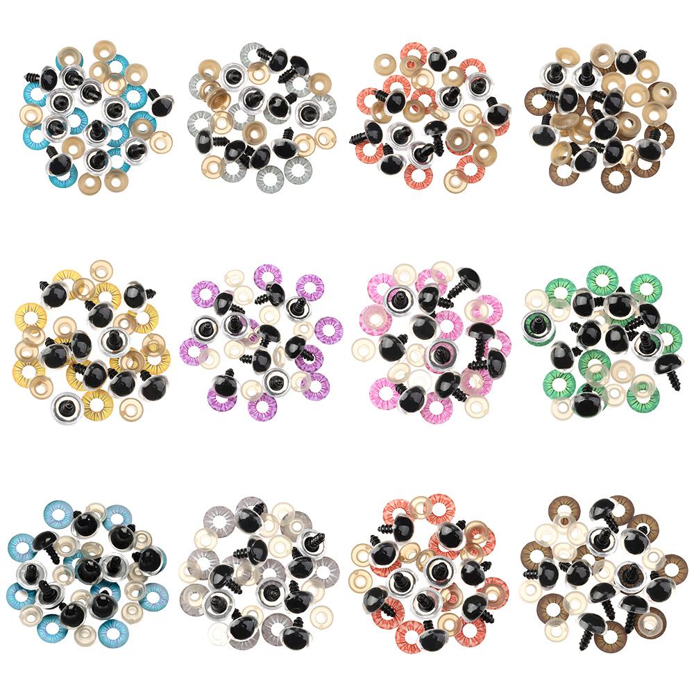 Запчасти для мягких игрушек, пластиковые аксессуары для медведей, животных, куклы, инструменты для самостоятельного изготовления, кукольный хрустальный глаз, глаза, ремесла