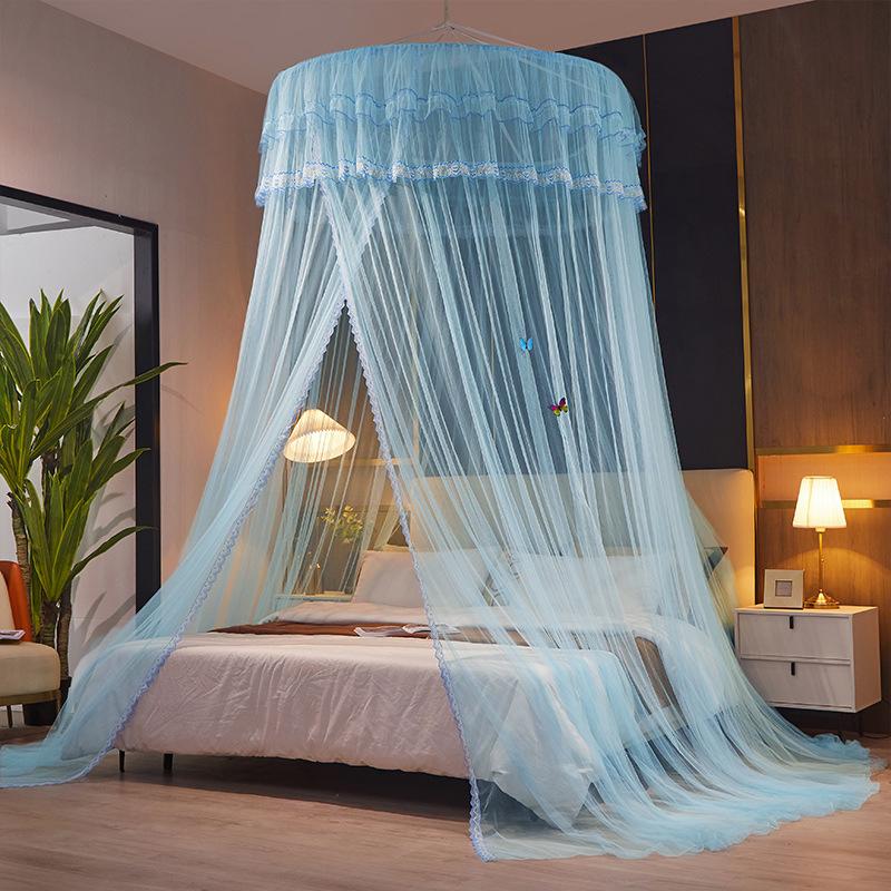 1.2M Children Bed Mosquito Net Girl Round Bed Tent Mosquito Nets Curtain Canopy for Double Bed Mosquito Net Home/Garden