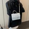 Simple Trend Spring New Solid Color Casual and Fashionable Women's One Shoulder Crossbody Handheld Small Square Bag