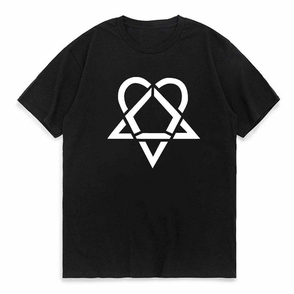 Destroy Lonely X Naivement Heartagram T Shirt Opium No Stylist Print Unisex Women Tshirt Cool Fashion Sweatshirt Streetwear Tops