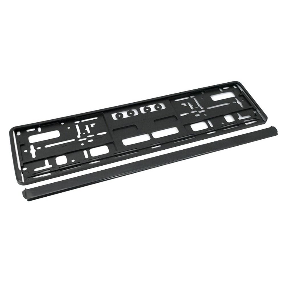 Anticorrosion License Plate Frame Glossy Surface European Size License Plate Frame Universal
