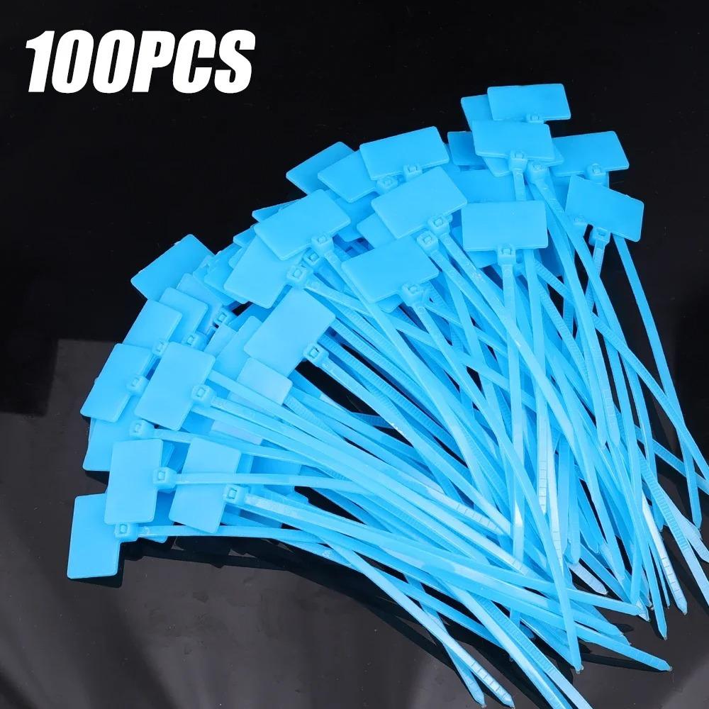 100Pcs Self-locking Cable Ties Colorful Cable Winder Durable Nylon Ties for Home Office