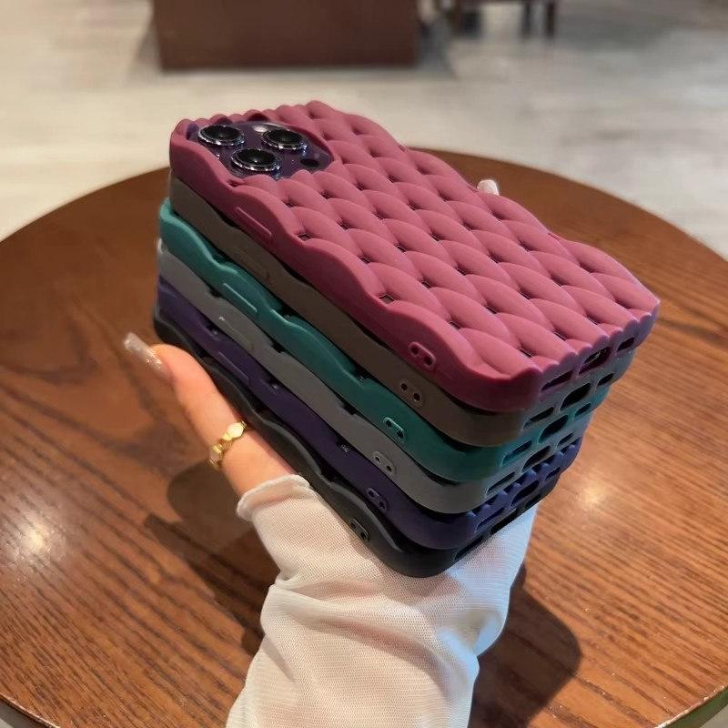 Мягкий силиконовый чехол для телефона с теплоотводом для iPhone 11 12 13 14 15 16 Pro Max X Xs Max XR Plus Hollow Bumper Cases Cover