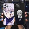 Милый черный чехол Hunter X Hunter для iPhone 13 12 11 Pro XR X XS MAX SE 2020 7 8 Plus HXH, мягкий чехол в стиле аниме Fundas
