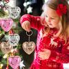 Disco Ball Keychain Heart Shape Mirror Ball Keychain Hanging Pendant Bag Charm Halloween Christmas Gift