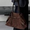 IELGY Ladies Tote Bag Deerskin Commuter Large Capacity Portable Travel Shoulder Bag