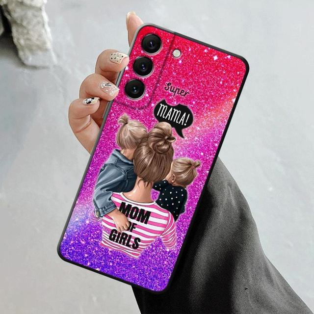 Чехол для Samsung Galaxy S23 S22 S21 S20 Fe Ultra S10 S9 S8 Plus Note 20ultra 10plus, чехол для женщины, ребенка, мамы и девочки